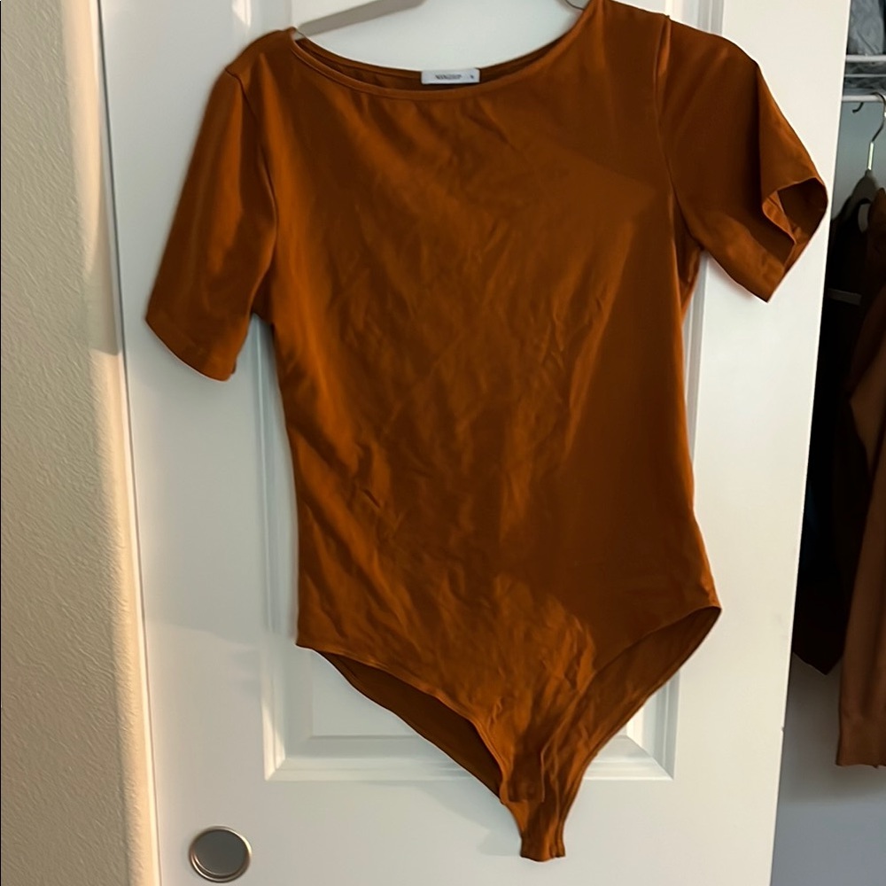 Rust Orange Bodysuit